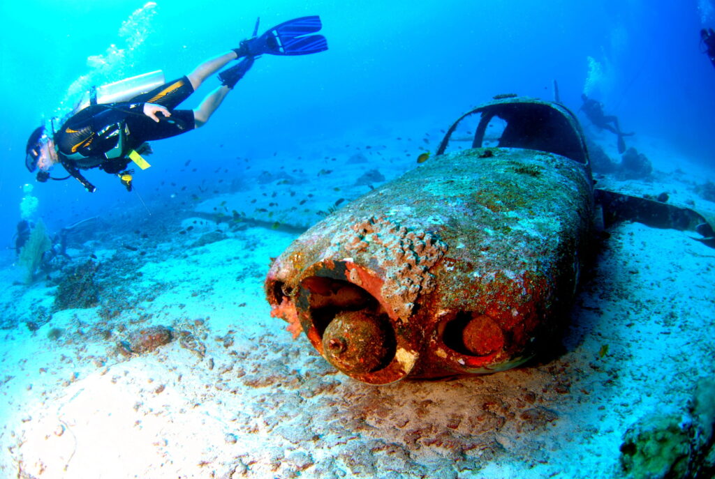 En el fondo marino te puedes encontrar lo mas inesperado